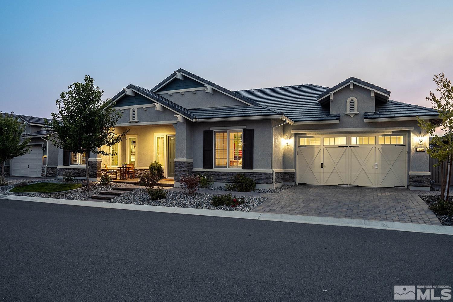 9579 Gazala Lane Reno, NV 89521 - Photo 40 of 40 a view of a house with a small yard and plants