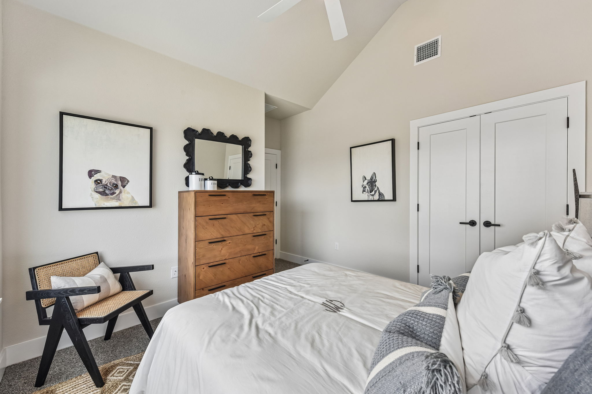 9101 Cattle Baron Path Austin, TX 78747 - Photo 31 of 40 Sloped ceilings crown this bedroom, creating an open and airy personal retreat.