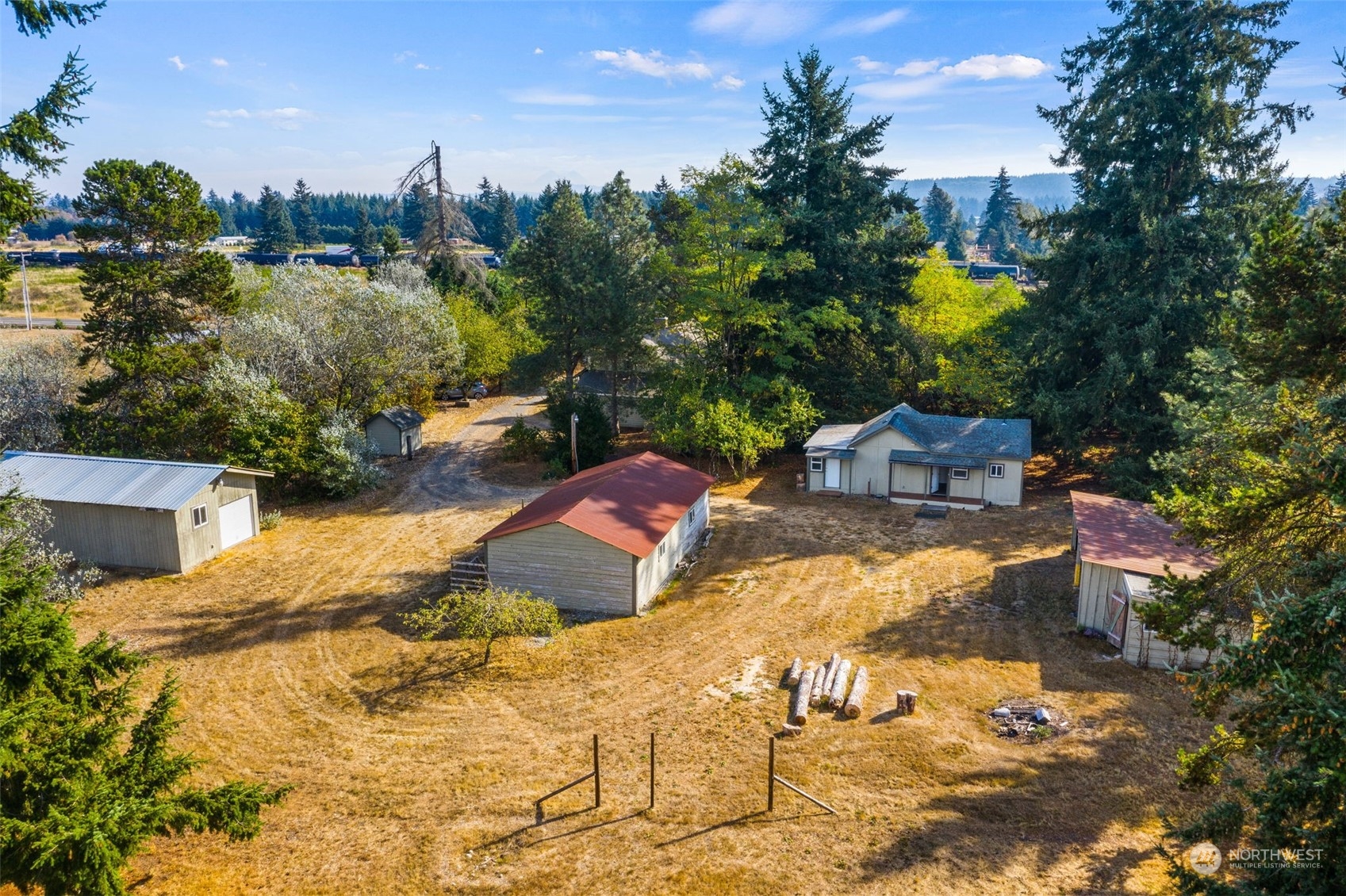 18127 Case Road Southwest Rochester, WA 98579 - Photo 33 of 37 a view of a house with a yard