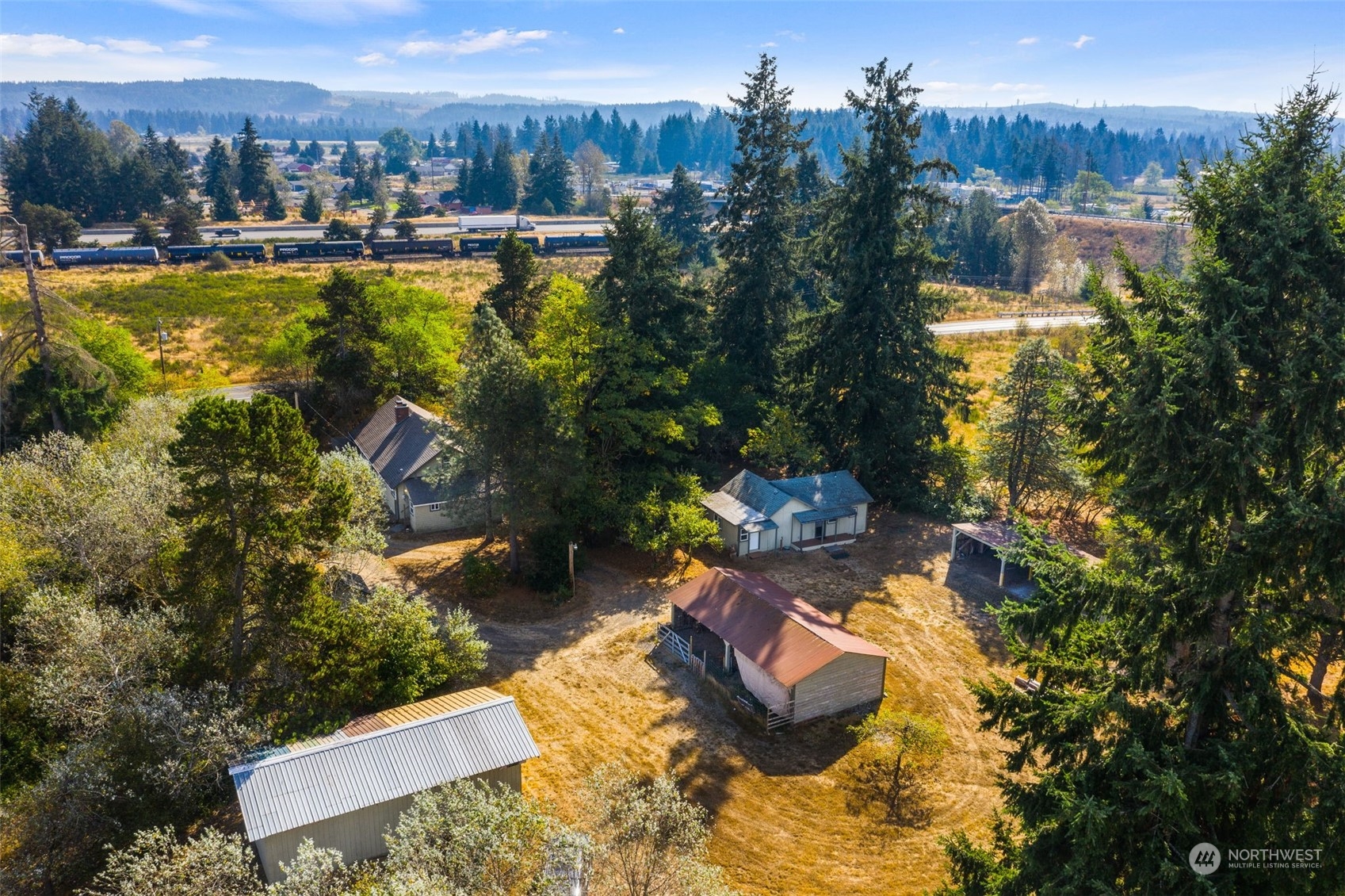 18127 Case Road Southwest Rochester, WA 98579 - Photo 35 of 37 a view of a swimming pool and outdoor space