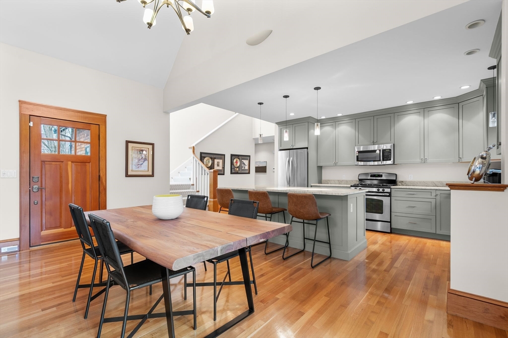 32 Standish Circle Wellesley, MA 02481 - Photo 6 of 29 a view of a dining room with furniture and wooden floor