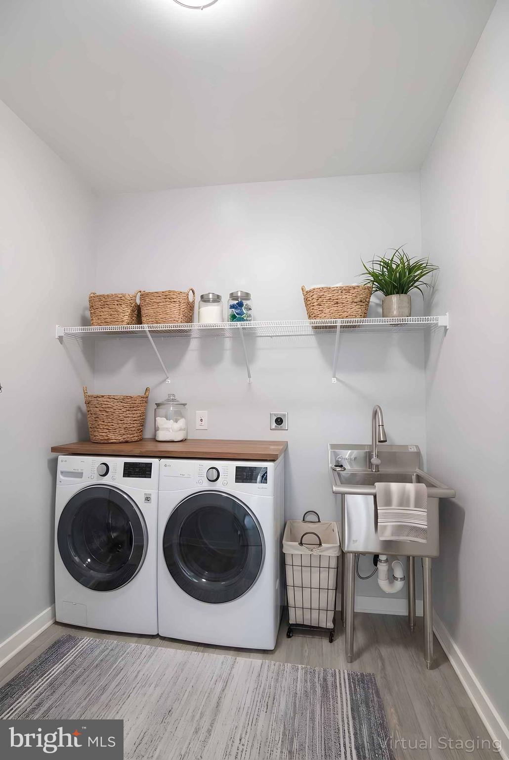 1633 Catlett Mountain Road Front Royal, VA 22630 - Photo 43 of 69 a utility room with dryer and washer