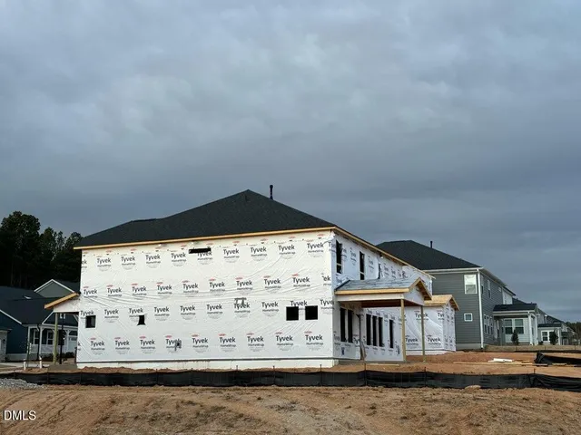 a large building with a window
