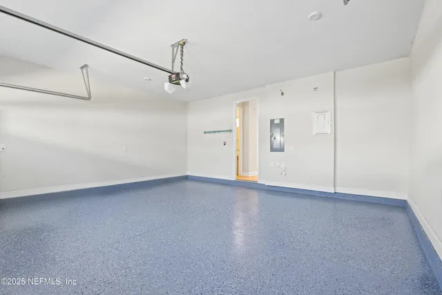 a view of a room with an empty space