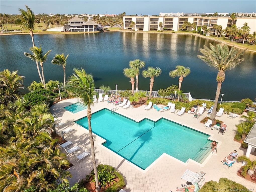 5700 Northeast Island Cove Way, Unit 4301 Stuart, FL 34996 - Photo 41 of 45 a view of lake from a balcony