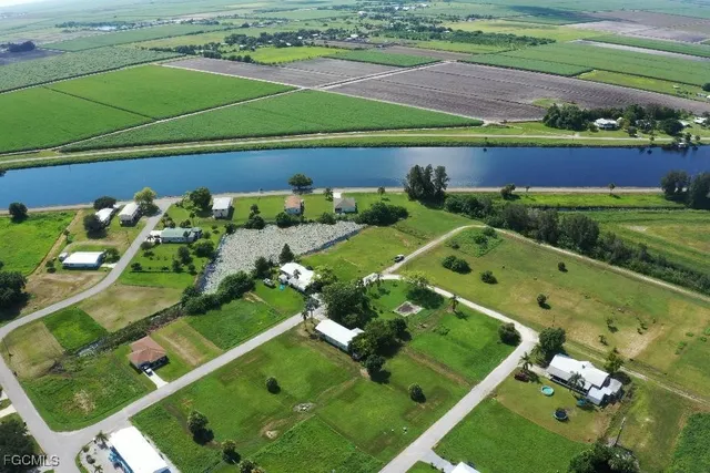 an aerial view of a football ground