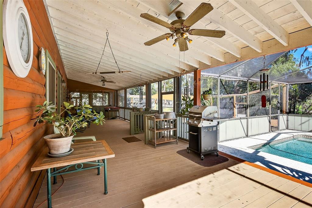 2635 North Dover Road Dover, FL 33527 - Photo 48 of 84 a living room with a couch a dining table and chairs with a potted plant