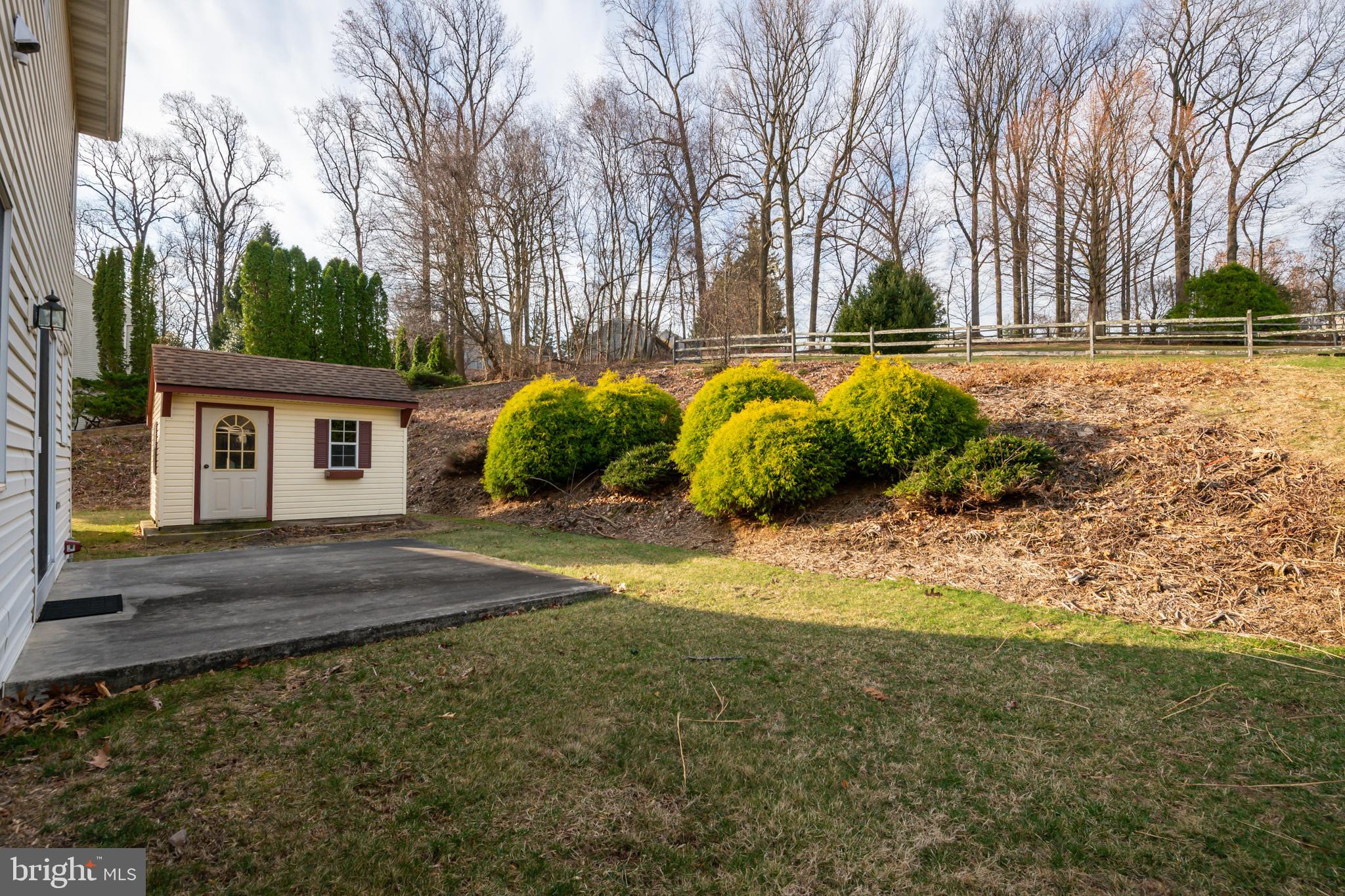 592 Wolfe Lane Mohnton, PA 19540 - Photo 30 of 31 a view of a yard with plants and trees