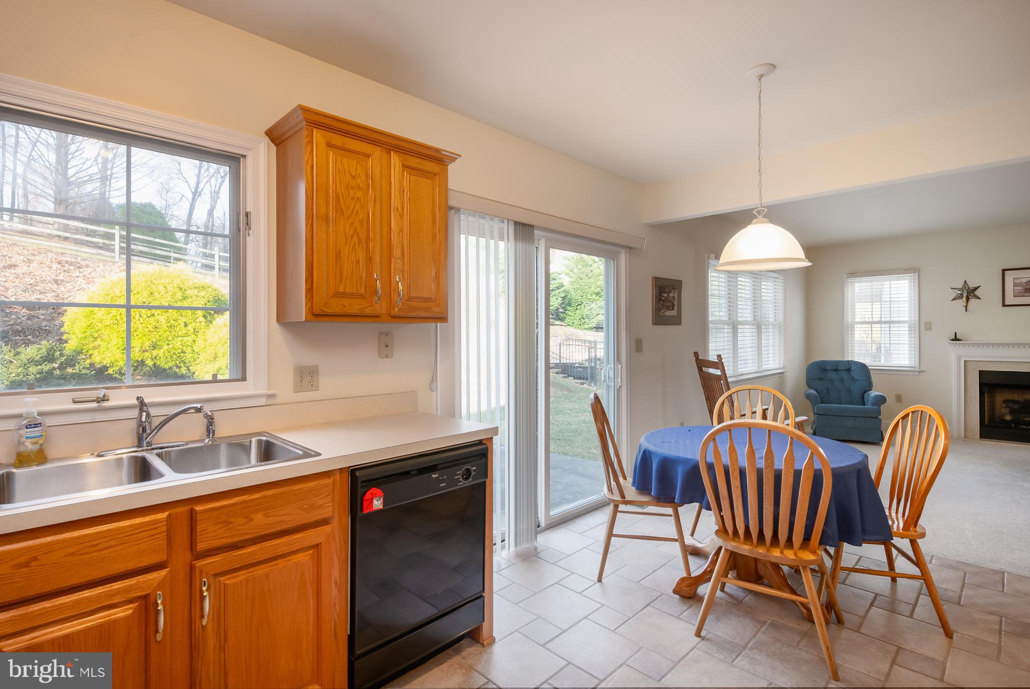 592 Wolfe Lane Mohnton, PA 19540 - Photo 3 of 31 a view of a dining room with furniture window and outside view