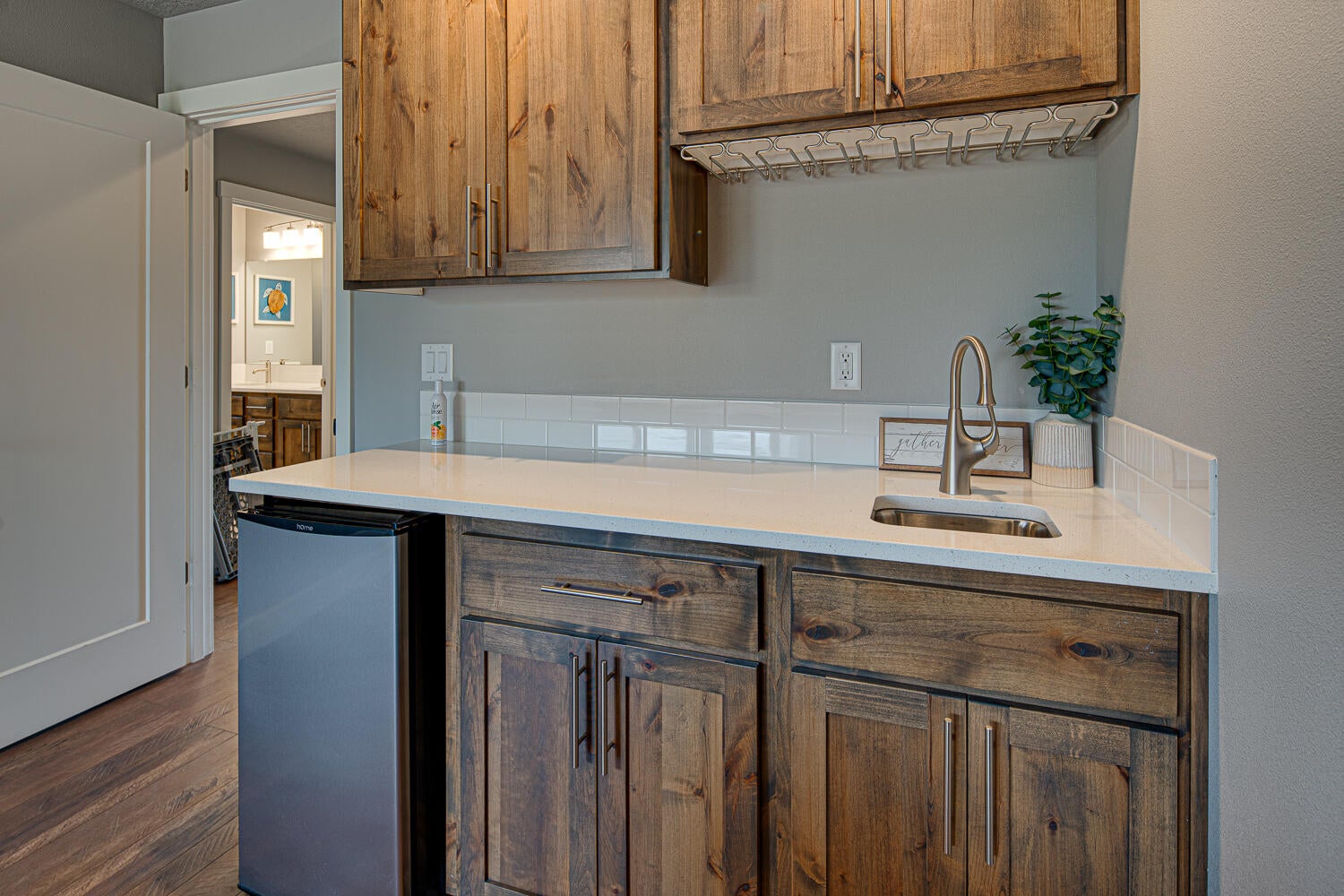 4741 Southwest Zenith Avenue Redmond, OR 97756 - Photo 17 of 34 Wet bar in Bonus room w/mini fridge & storage.