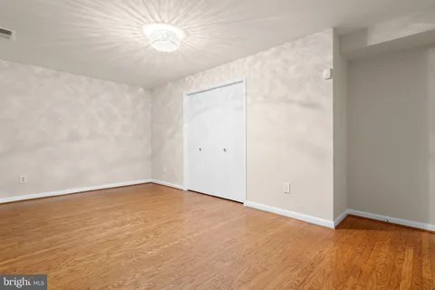 a view of a room with empty racks