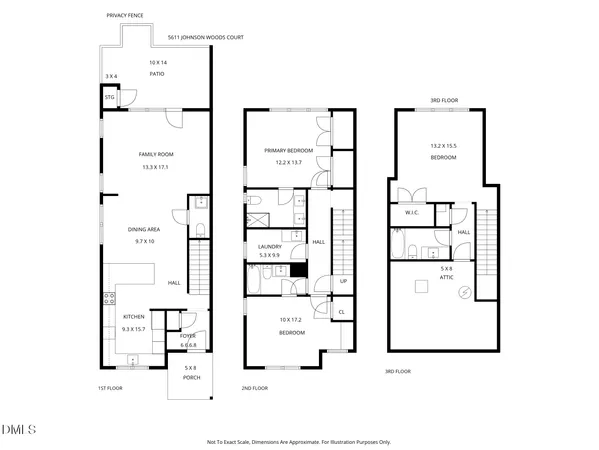$515,000 | 5611 Johnson Woods Court, Raleigh, NC 27609