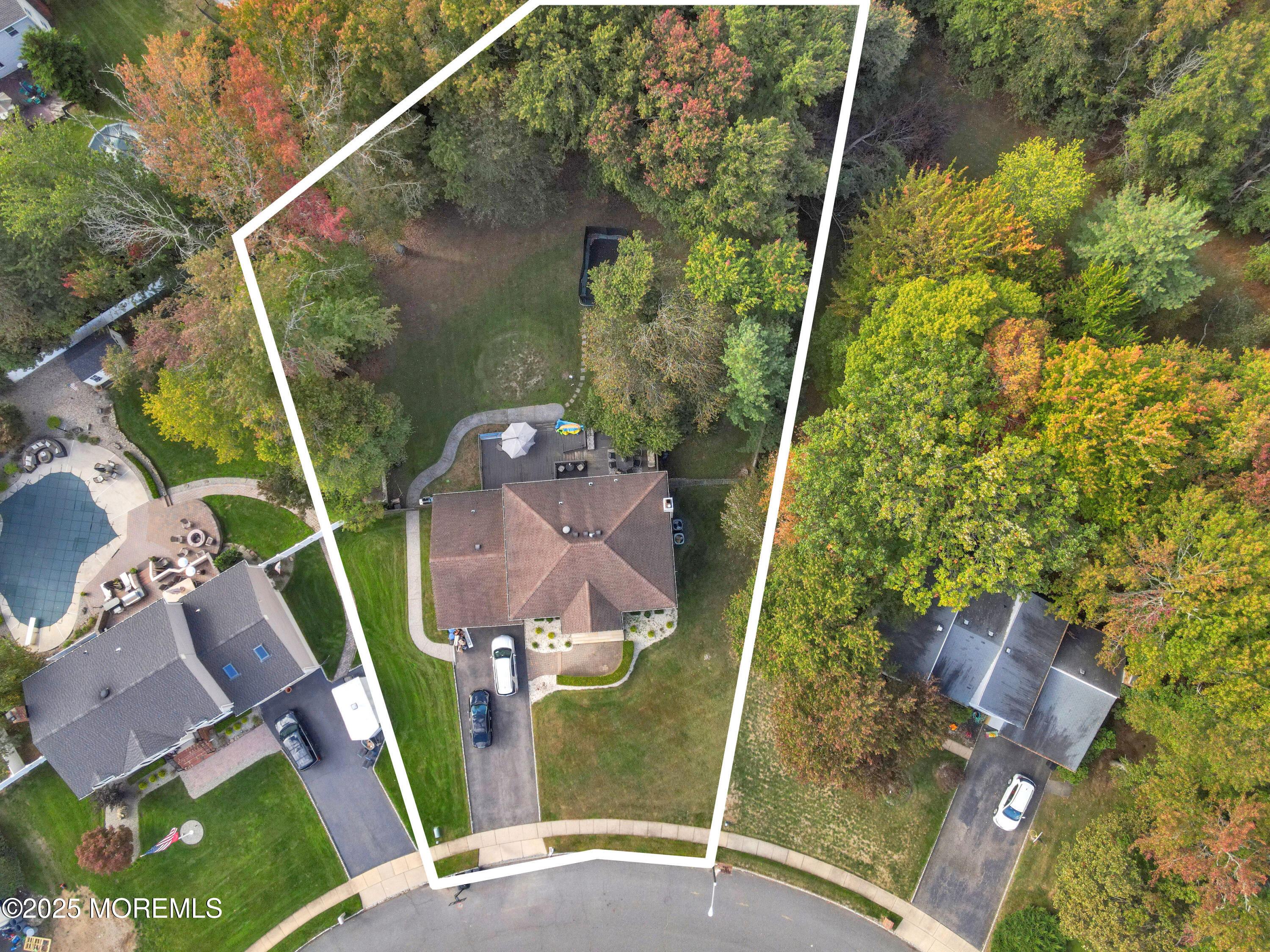 41 Longstreet Road Manalapan, NJ 07726 - Photo 51 of 51 an aerial view of a house with outdoor space