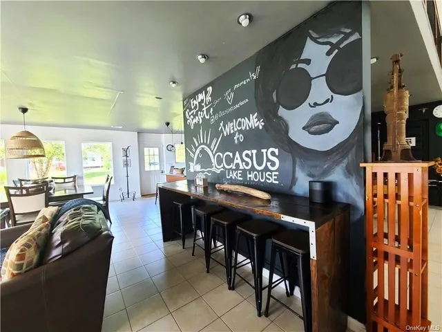 a group of people sitting in a room