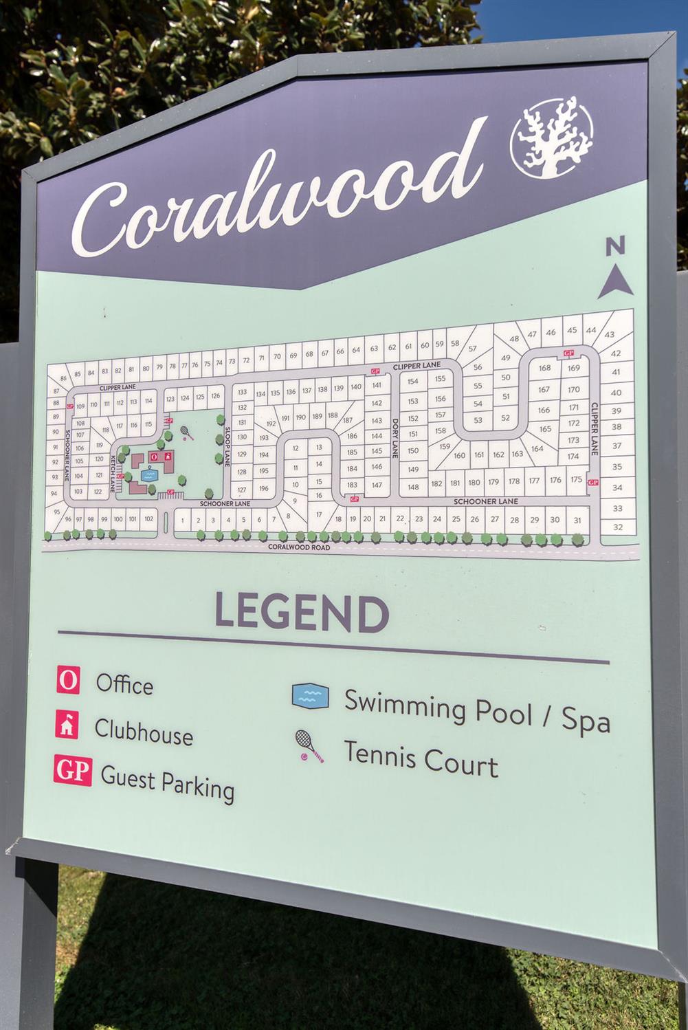 107 Schooner Lane Modesto, CA 95356 - Photo 34 of 43 a sign that is on the wall of the street