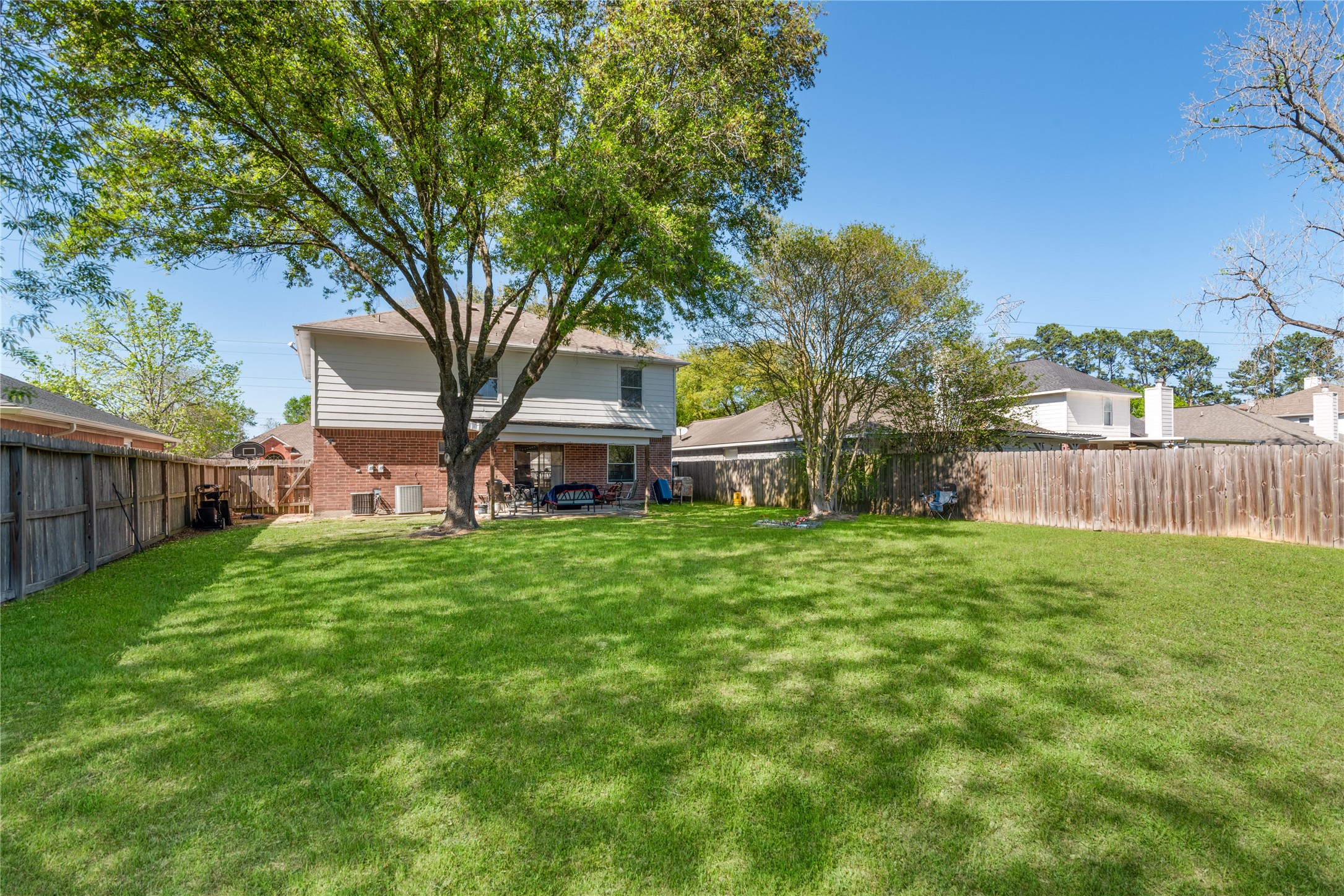 3727 Oaklace Drive Spring, TX 77389 - Photo 33 of 37 a view of a house with backyard