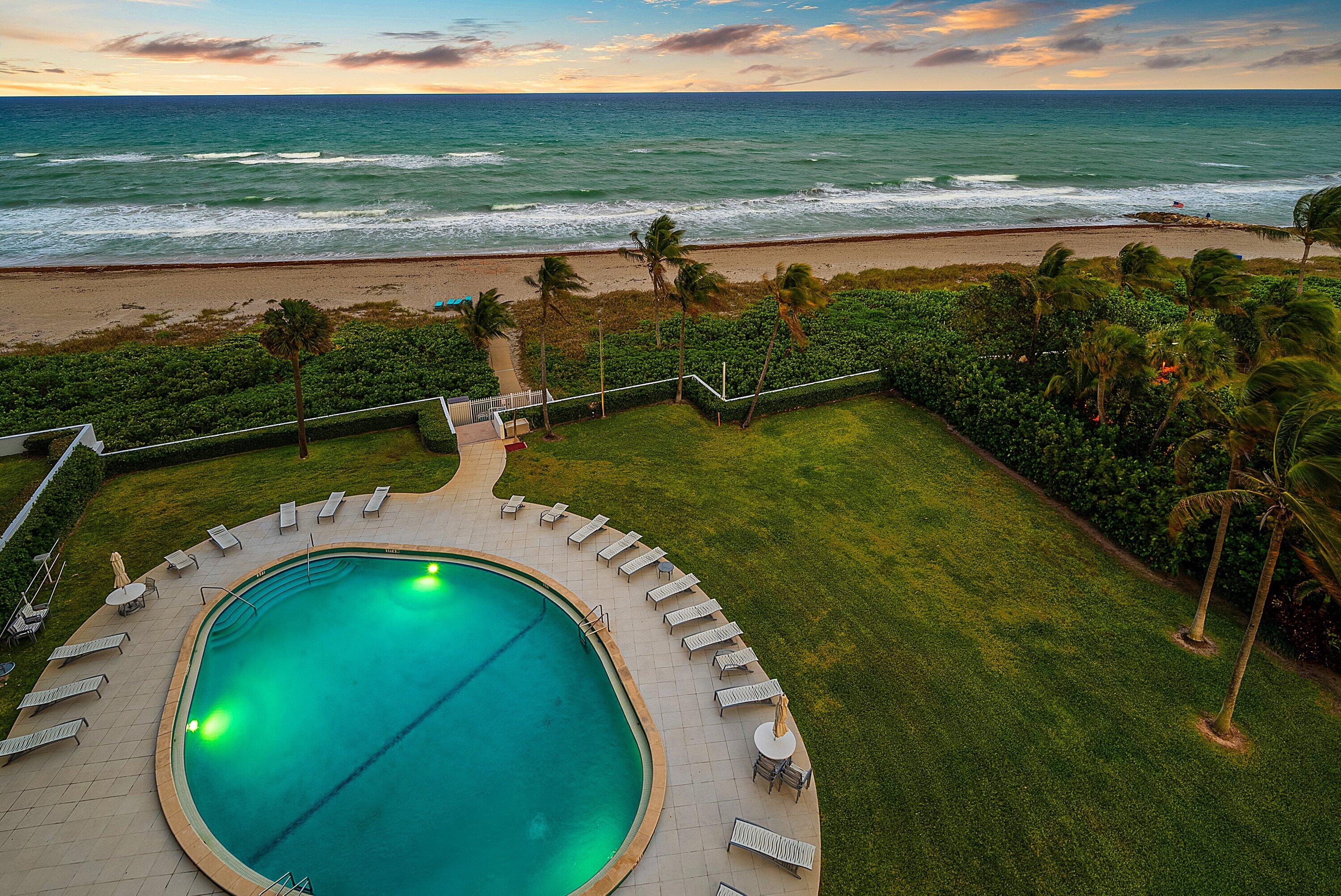 700 South Ocean Boulevard, Unit 705 Boca Raton, FL 33432 - Photo 19 of 58 a view of a lake in middle of the town