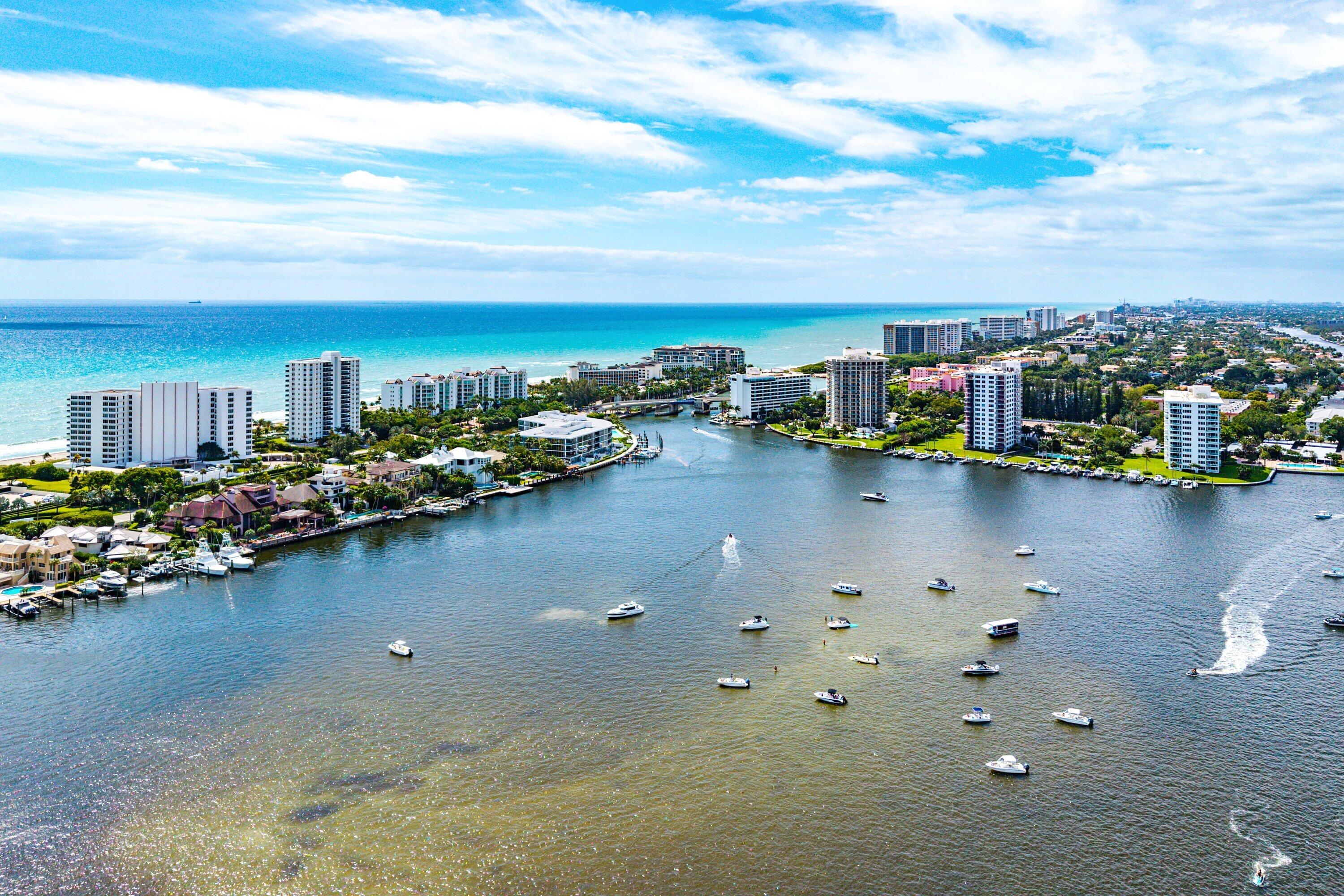 700 South Ocean Boulevard, Unit 705 Boca Raton, FL 33432 - Photo 55 of 58 a view of city and lake