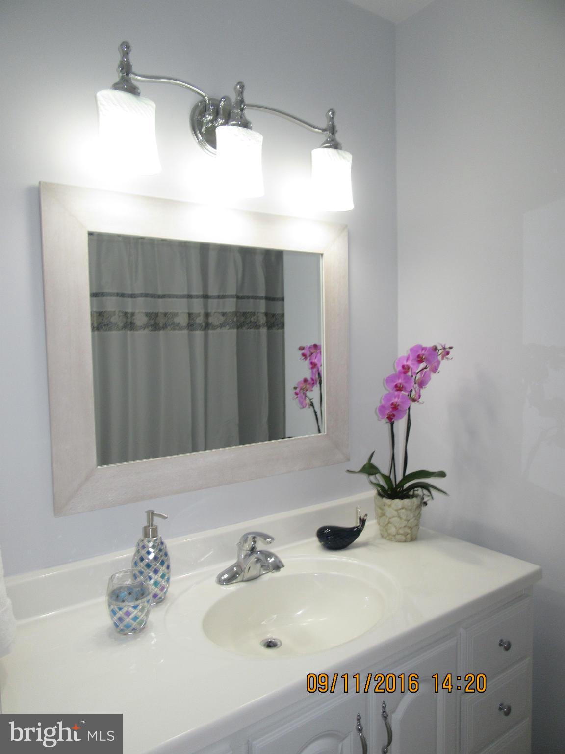 8638 Woodview Drive Springfield, VA 22153 - Photo 19 of 30 a bathroom with a sink and a mirror