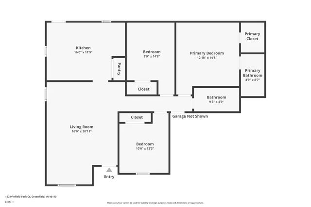 $260,000 | 122 Winfield Park Court, Greenfield, IN 46140