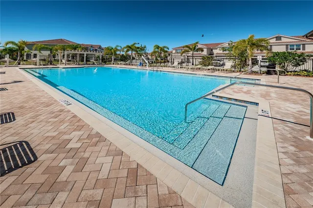 a view of street with glass door