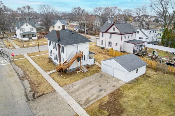a backyard of a house