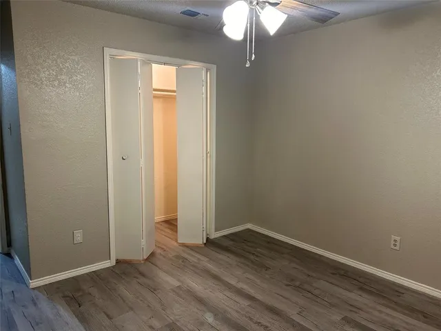 a close view of closet