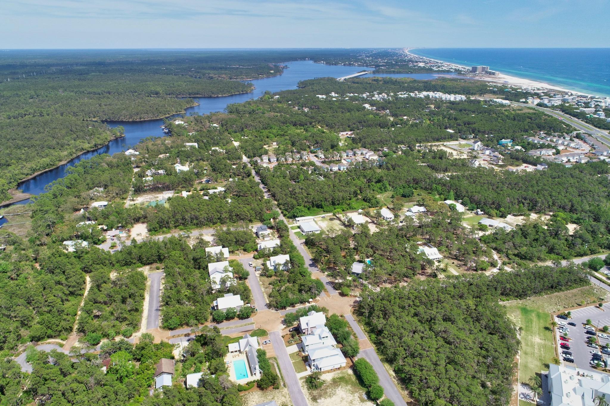 Lot 17 Lake Mist Ln Inlet Beach Inlet Beach, FL 32461 - Photo 49 of 58 Aerial View