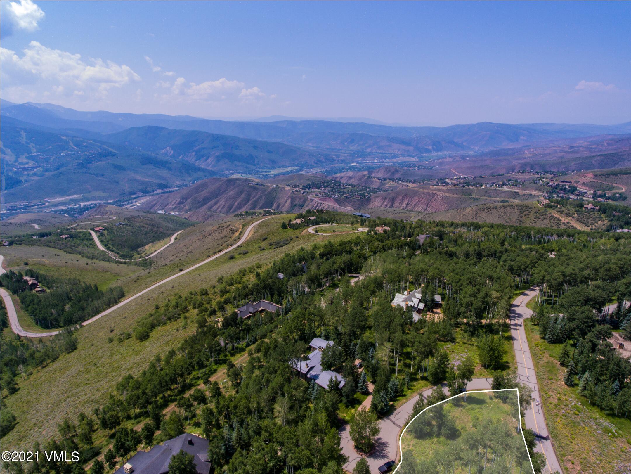 294 Shooting Star Avon, CO 81620 - Photo 23 of 23 an aerial view of residential houses with outdoor space and trees