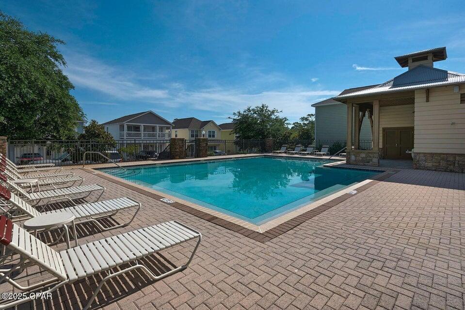 111 West Shore Place Inlet Beach, FL 32461 - Photo 43 of 45 a view of a swimming pool with a patio