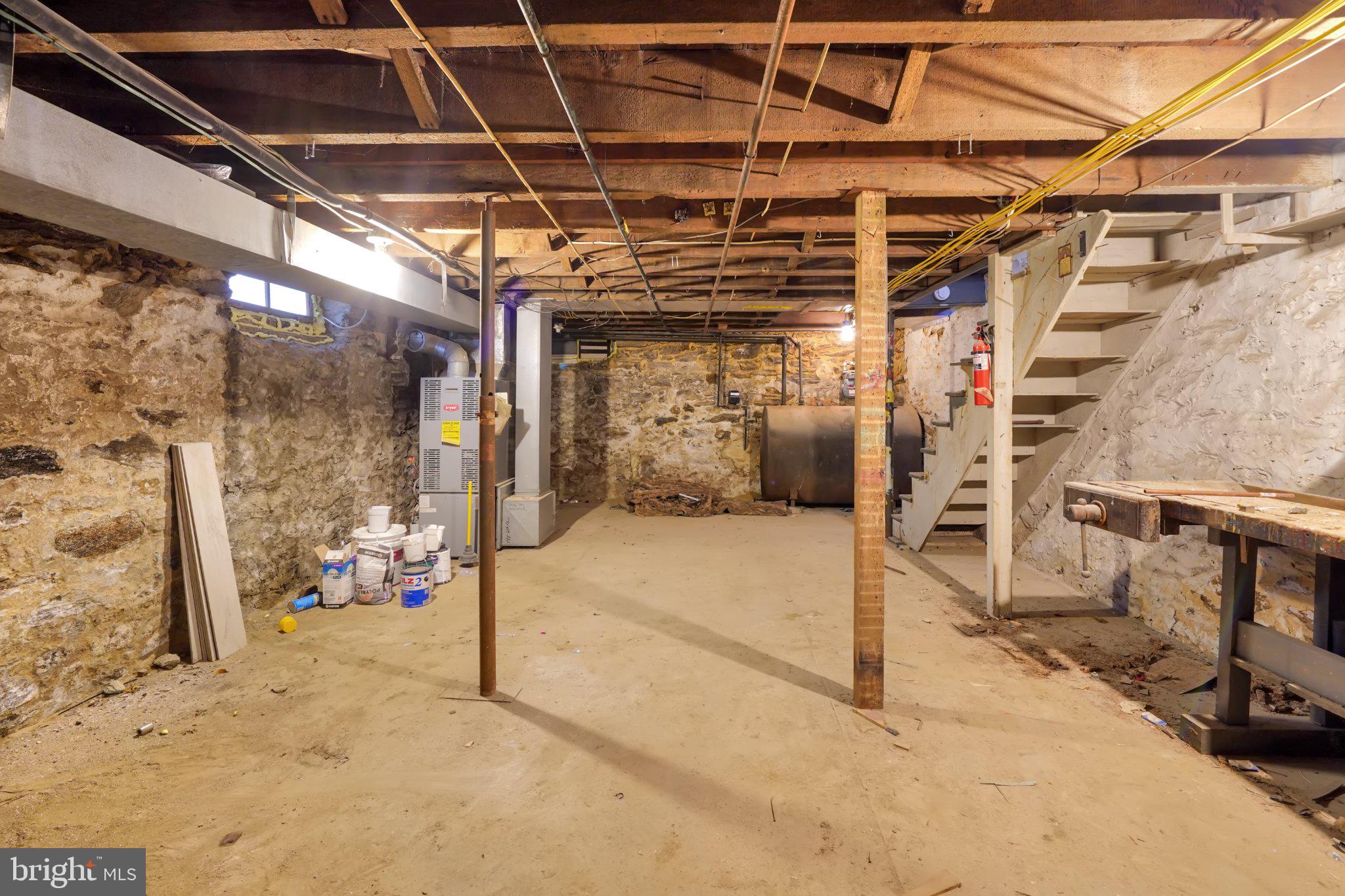 1718 Kohl Street Philadelphia, PA 19115 - Photo 34 of 34 Spacious unfinished basement with potential.