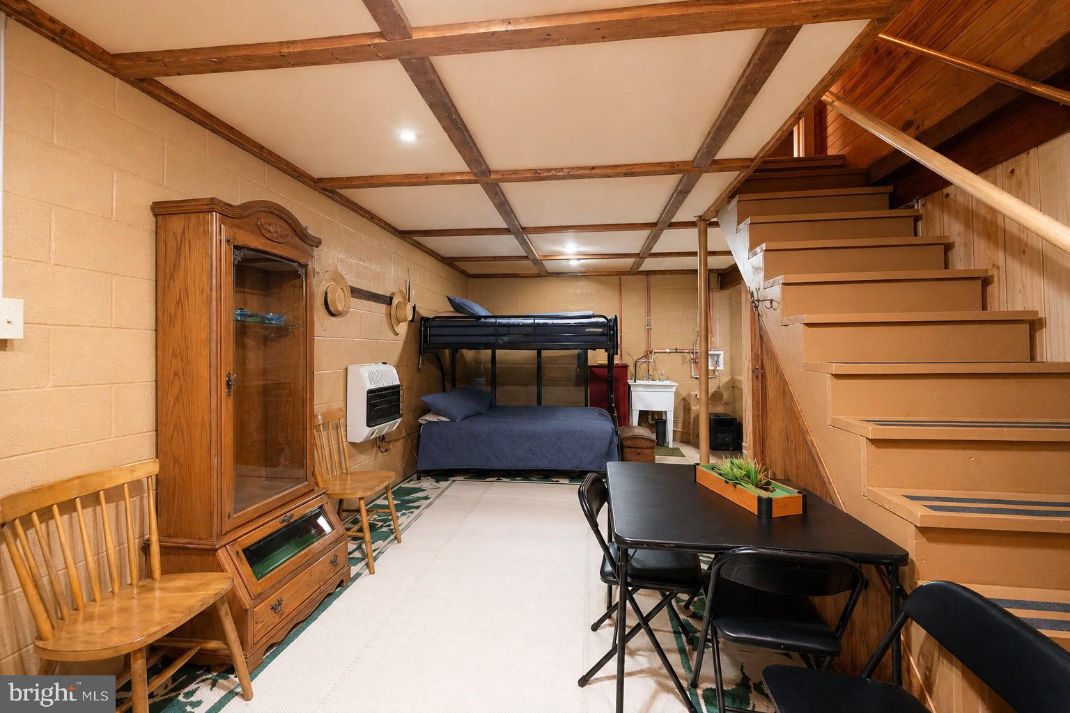 4502 Hileman Road Bruceton Mills, WV 26525 - Photo 45 of 62 a bedroom with bunk bed and a desk