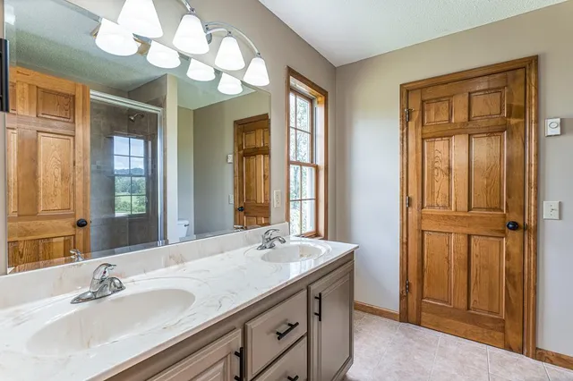 a room with pool tables