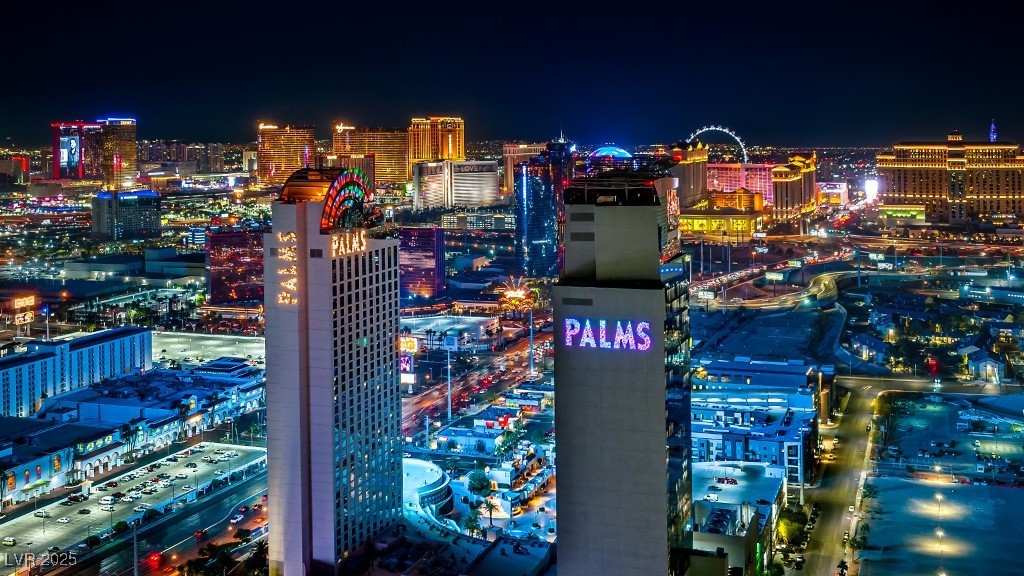 4381 West Flamingo Road, Unit 8304 Las Vegas, NV 89103 - Photo 12 of 13 City view with a view of city lights