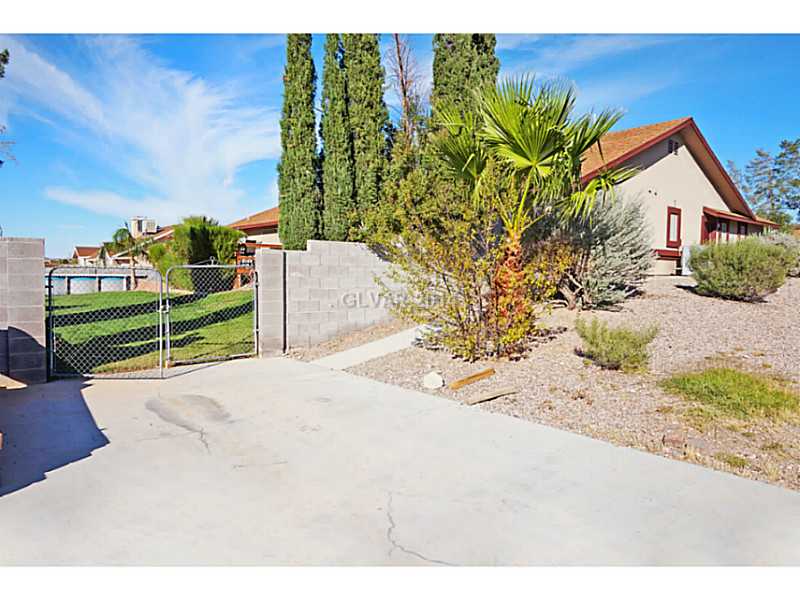 2051 Thoroughbred Road Henderson, NV 89002 - Photo 29 of 32 Property Photo. Paved side driveway for boat or RV storage