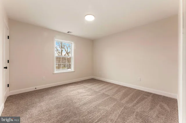 a view of an empty room