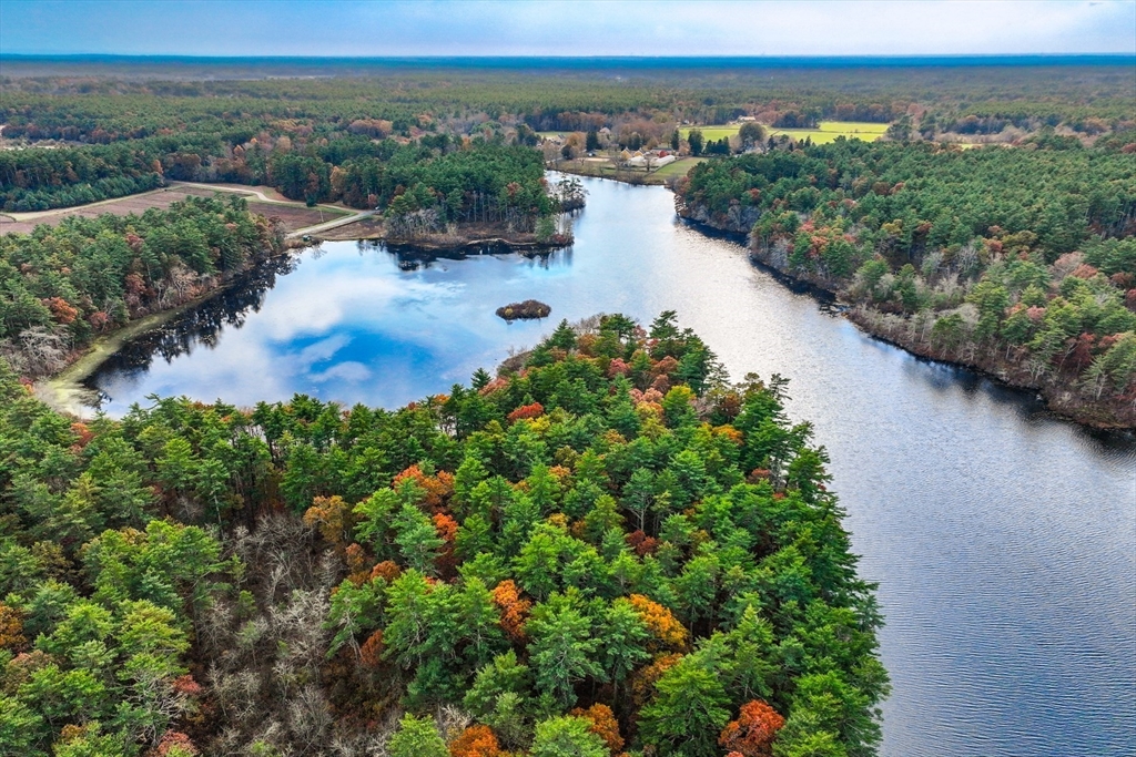 0 Marys Pond Road Rochester, MA 02770 - Photo 10 of 19 an aerial view of a house with a yard and lake view