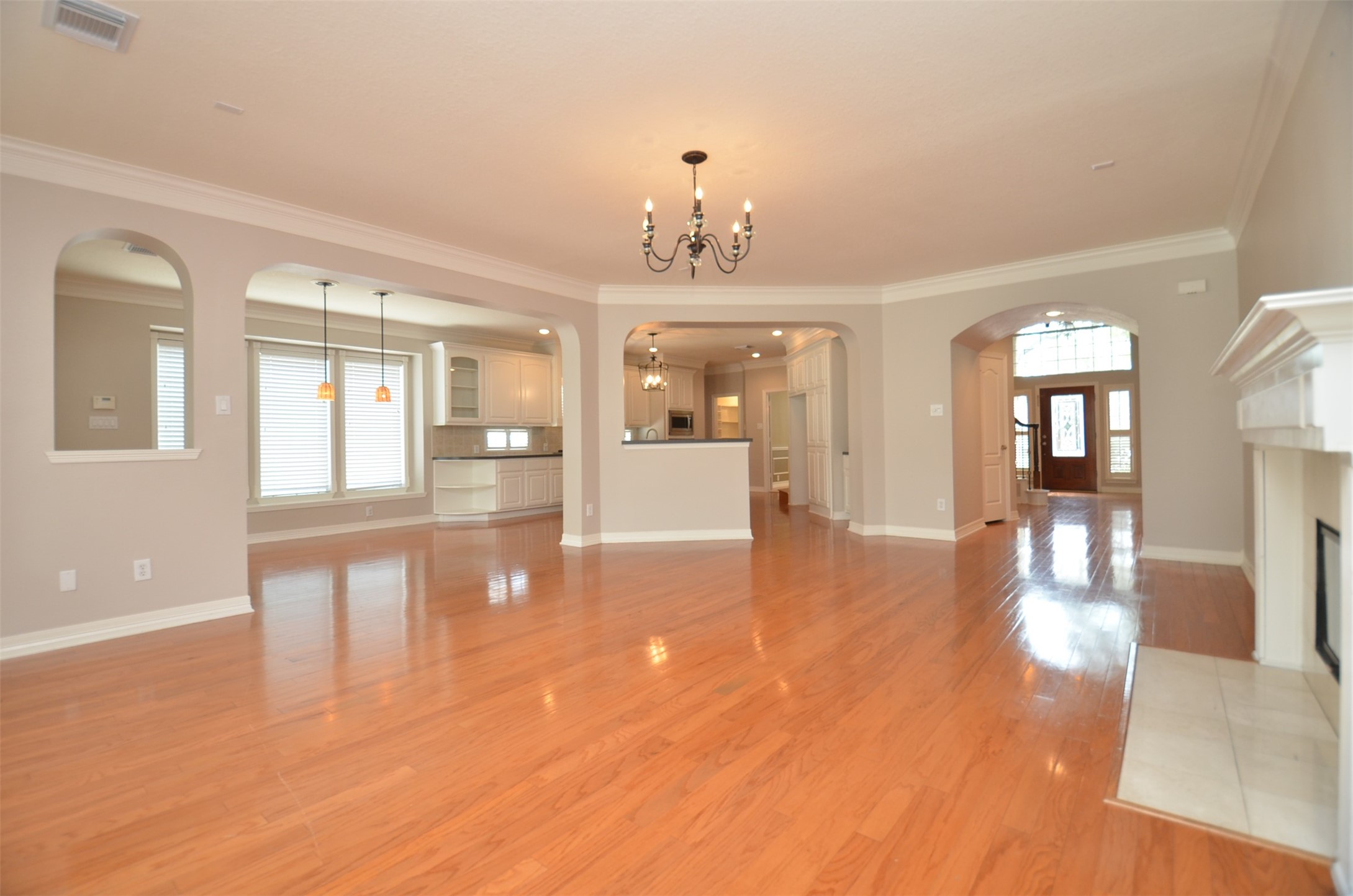 22018 Rustic Shores Lane Katy, TX 77450 - Photo 13 of 50 Family Room open to breakfast & kitchen