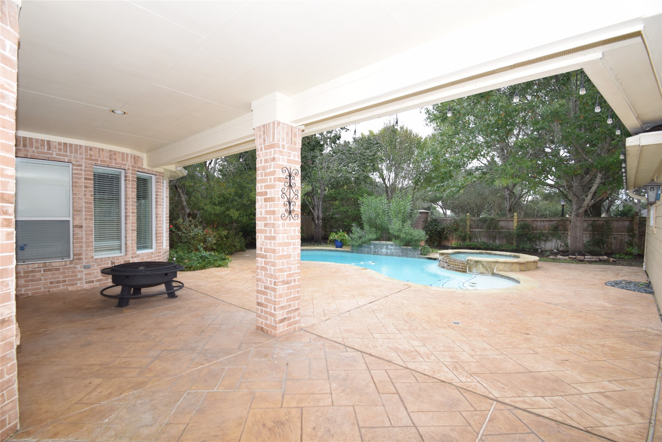 22018 Rustic Shores Lane Katy, TX 77450 - Photo 39 of 46 Large covered patio overlooking the fully fenced backyard beauty.