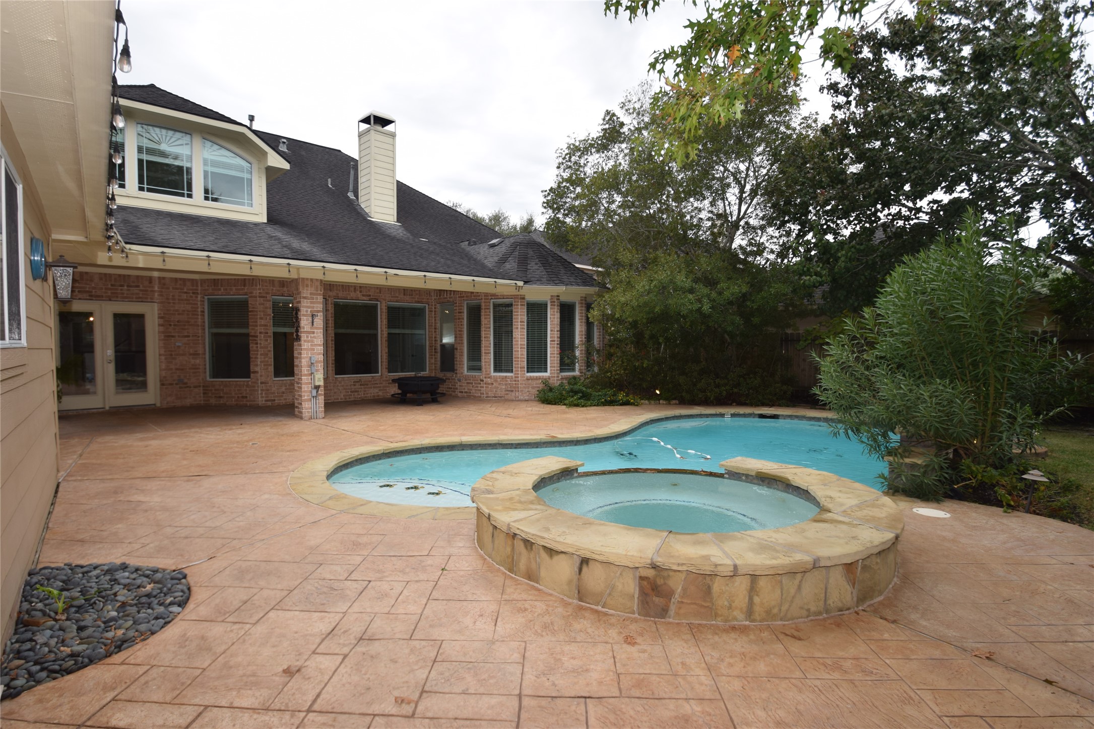 22018 Rustic Shores Lane Katy, TX 77450 - Photo 42 of 46 Back view of house from the fully fenced backyard.
