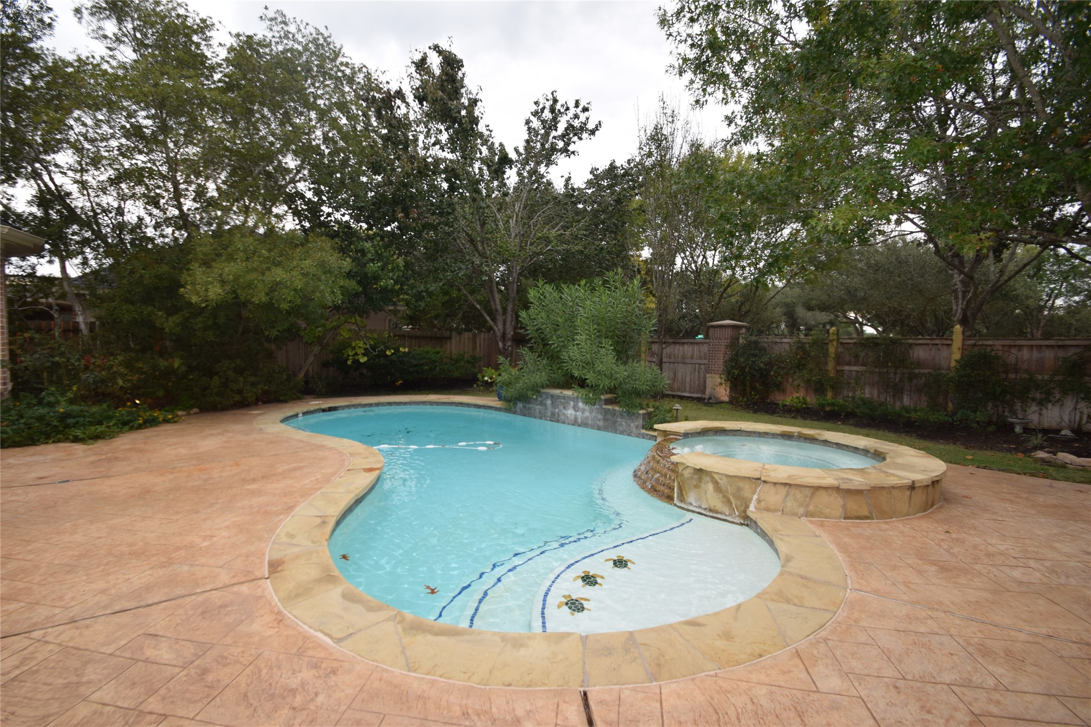 22018 Rustic Shores Lane Katy, TX 77450 - Photo 44 of 46 Enjoy another view of the sparkling pool and spa.