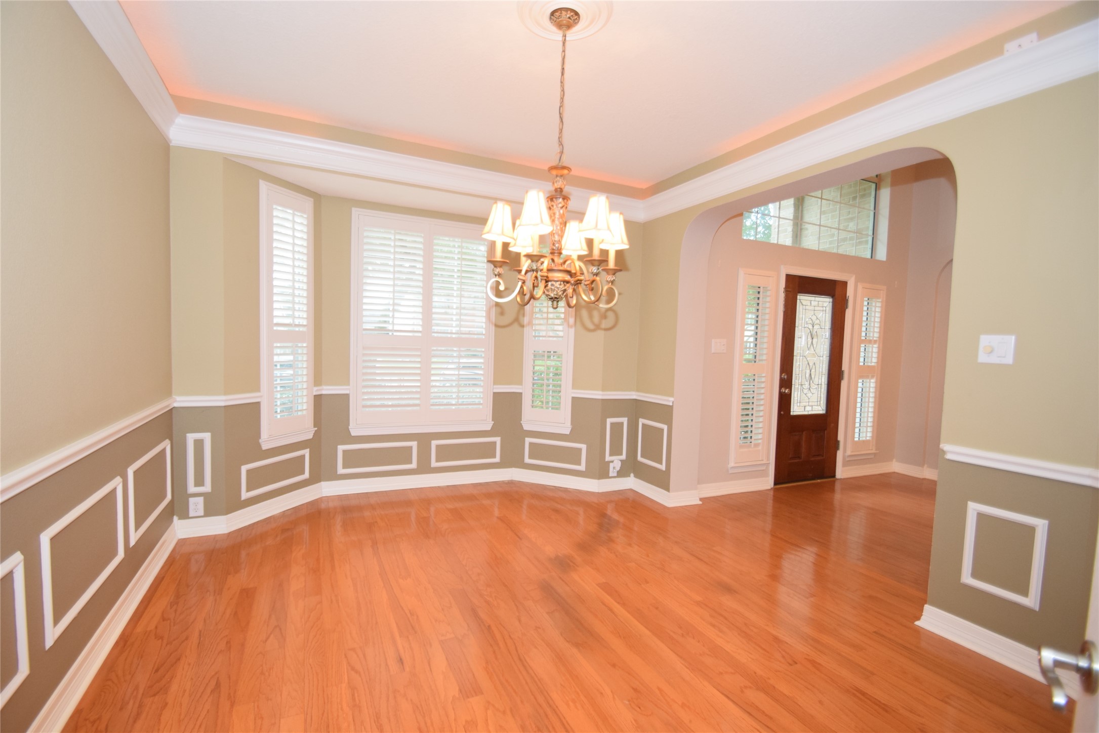 22018 Rustic Shores Lane Katy, TX 77450 - Photo 9 of 46 Enjoy another dining room view showing how the room opens to the entry.
