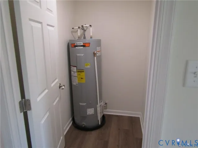 a view of water heater room