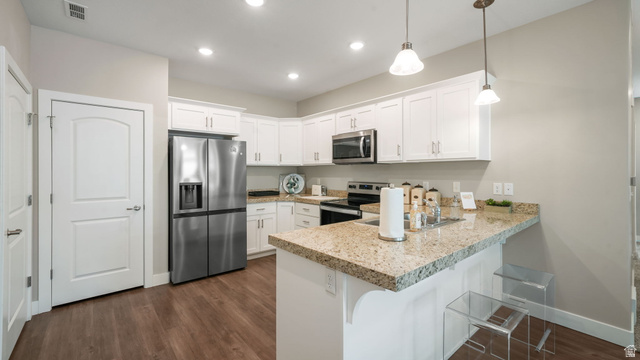 1810 West 300th Street South, Unit D Mapleton, UT 84664 - Photo 13 of 30 Kitchen featuring white cabinetry