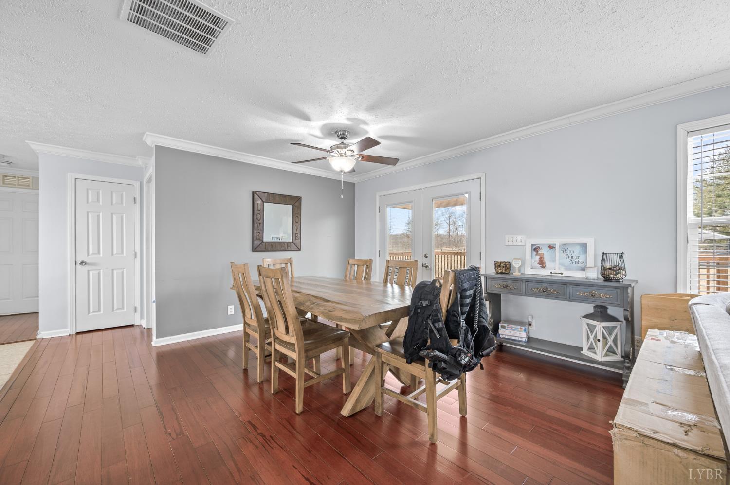 1689 Otter Hill Road Bedford, VA 24523 - Photo 27 of 45 a view of a dining room with furniture and wooden floor