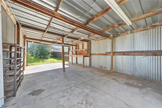 a view of a park with sitting area