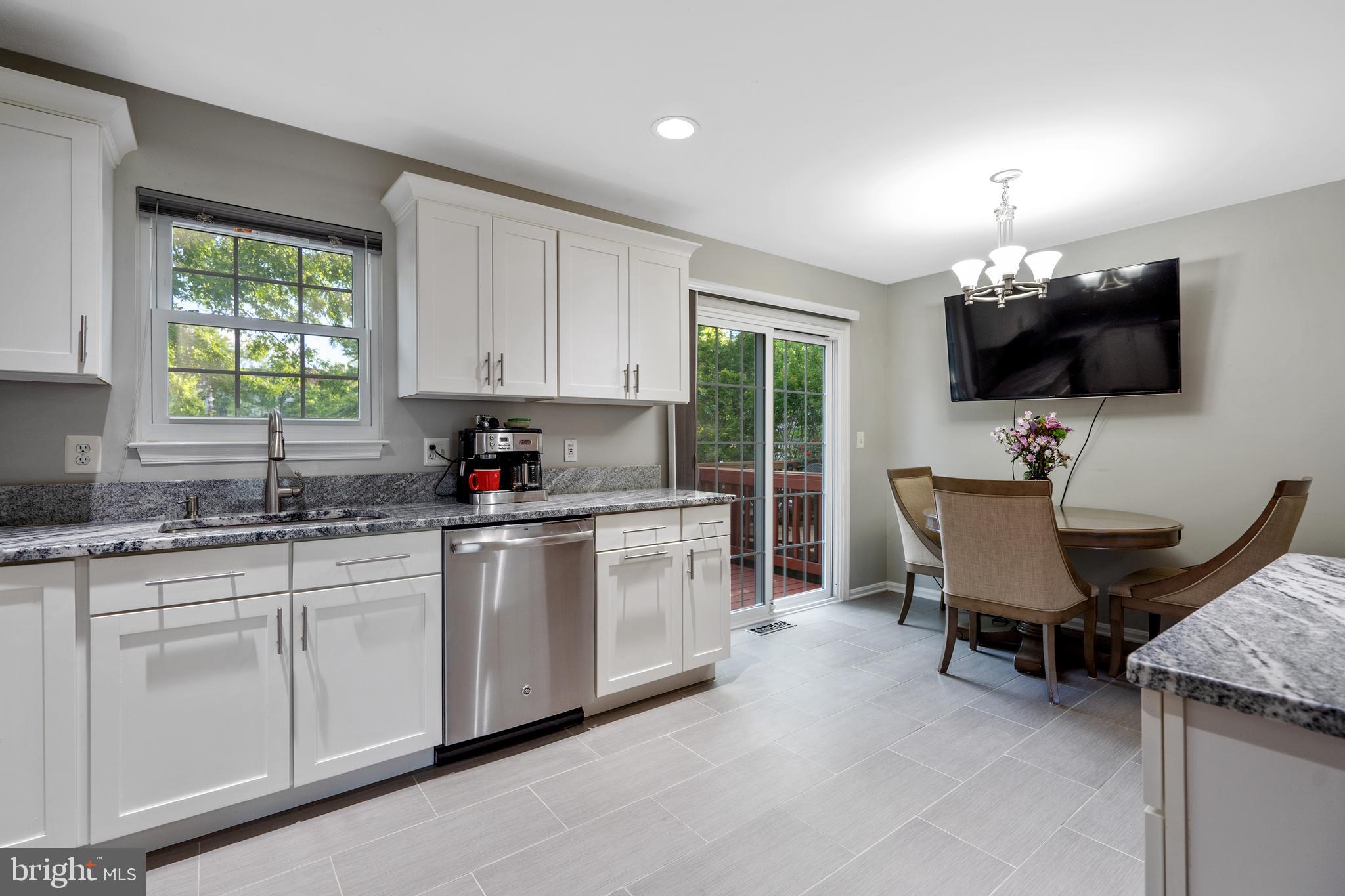 4 West Glebe Road Alexandria, VA 22305 - Photo 12 of 37 Kitchen breakfast nook & french doors to deck