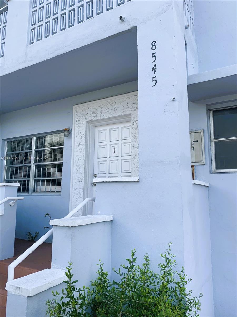8545 Harding Avenue, Unit 5 Miami Beach, FL 33141 - Photo 2 of 10 a view of a door of the house