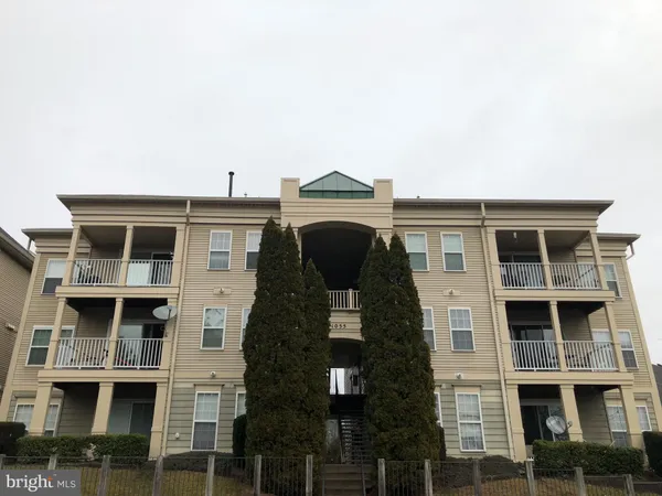 a front view of a building