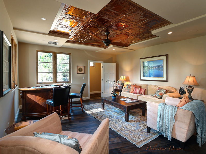 1140 High Road Santa Barbara, CA 93108 - Photo 7 of 15 a living room with furniture and a flat screen tv